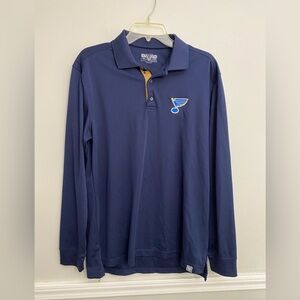 Men’s Long Sleeve St. Louis‎ Blues Polo